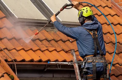 Démoussage et hydrofuge de toiture à Ayguatébia-Talau